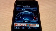 iPhone 4 internet speed test Alice & Vodafone (wi-fi, 3G, GPRS)