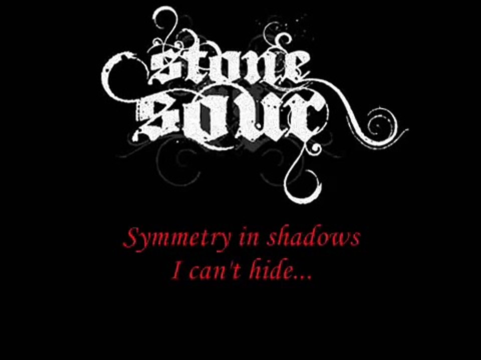 Stone Sour-Say you'll haunt me (Lyrics)