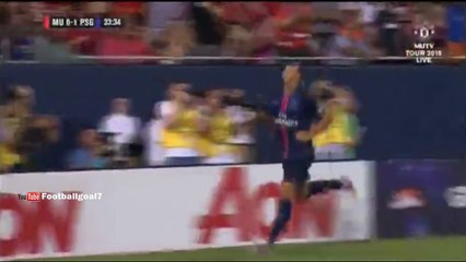 Zlatan Ibrahimovic Goal - Manchester United vs PSG 0-2 International Champions Cup 2015