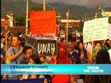 Honduras: Torchlight Marchers Demand Plebiscite