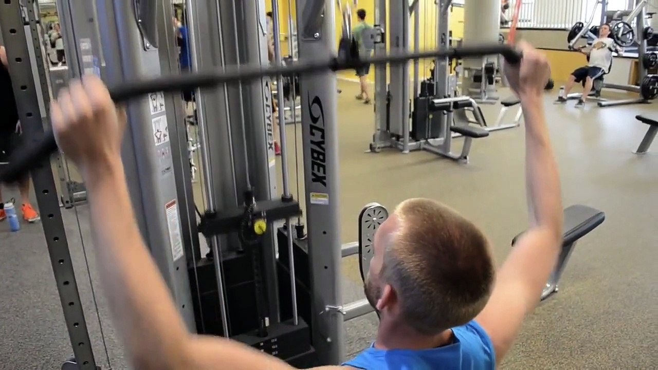 Guy and Girls Swap at Gym