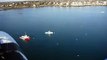 R/C Plane Aerial Video Dead Stick Landing Over Water