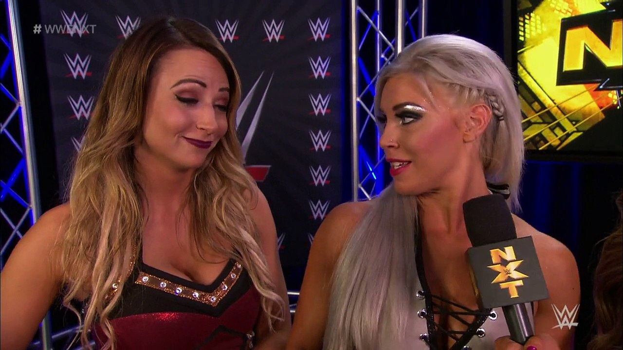 Dana Brooke & Emma Backstage Segment