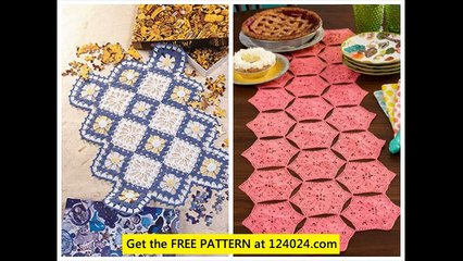 crochet pattern table runner