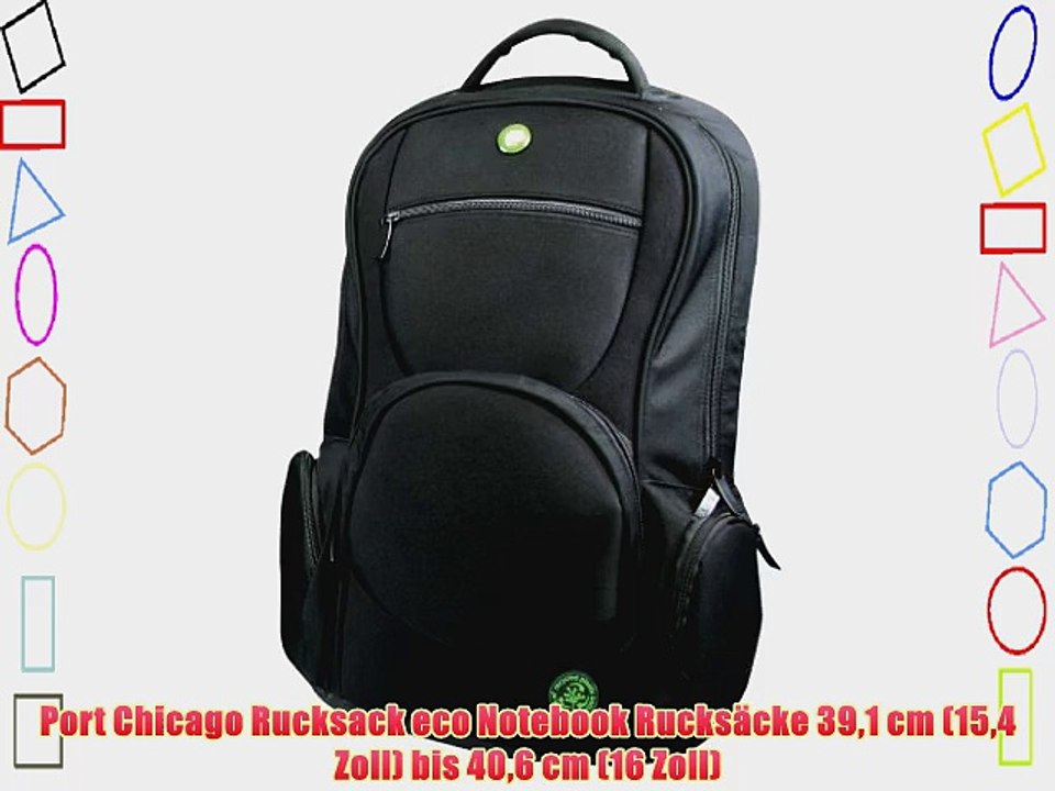Port Chicago Rucksack eco Notebook Rucks?cke 391 cm (154 Zoll) bis 406 cm (16 Zoll)