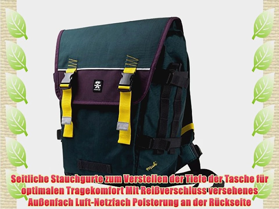 Crumpler Muli Backpack L - 15 Zoll Laptop Rucksack - Petrol - MUBP-L-003