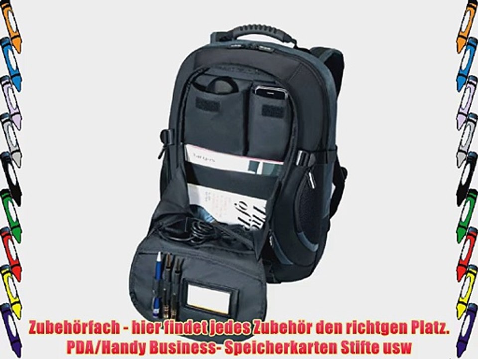 Targus Atmosphere XL Laptop-Rucksack 17  173 18 - Schwarz / Grau - TCB001EU