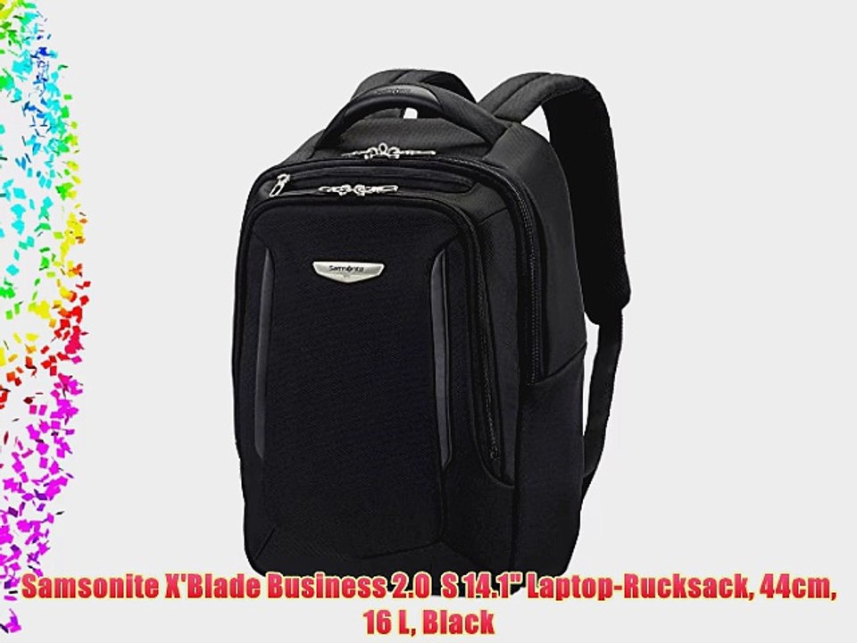 Samsonite X'Blade Business 2.0  S 14.1 Laptop-Rucksack 44cm 16 L Black