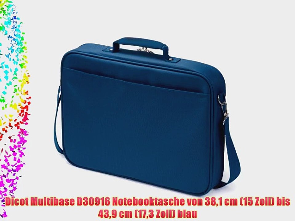 Dicot Multibase D30916 Notebooktasche von 381 cm (15 Zoll) bis 439 cm (173 Zoll) blau