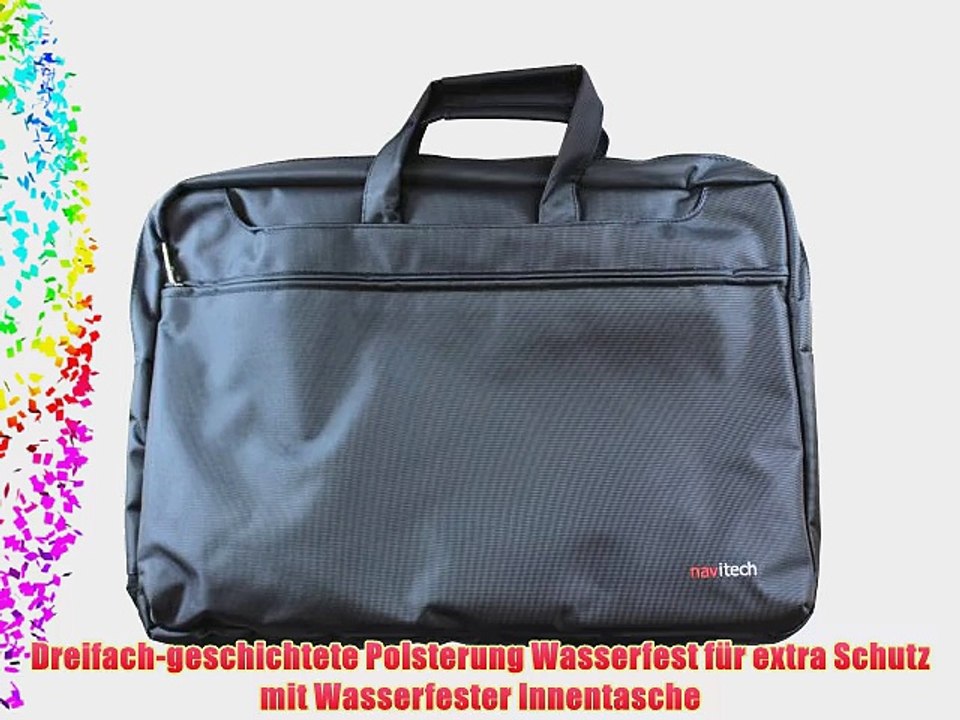 Navitech schwarzes Ultrabook / Spiel Konsole / Tablet Case Cover Tasche f?r das (Apple 15-inch