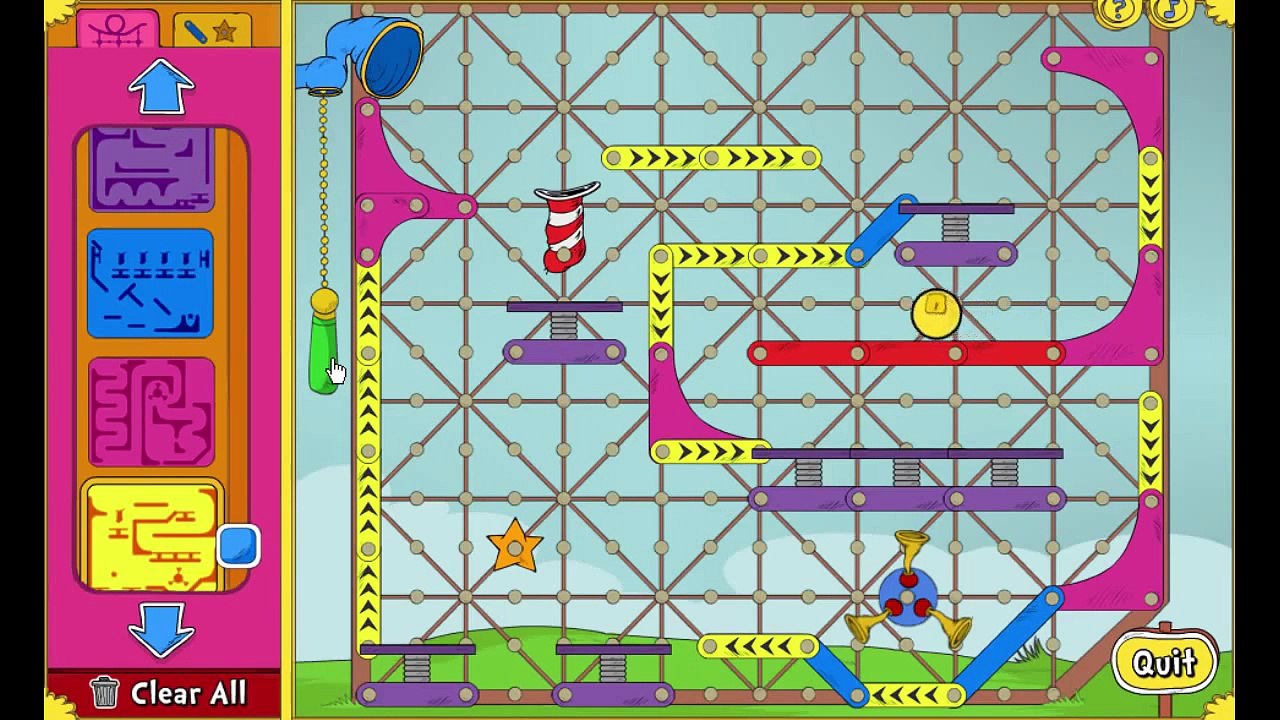 Cat In The Hat Marbleous Marble Coaster Cartoon Animation PBS Kids Game Play Walkthrough