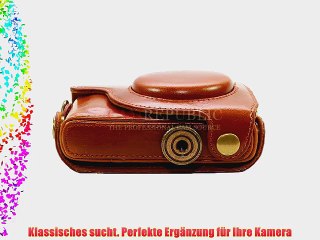 CamRepublic? --Neue Leather Kamera Tasche f?r Canon Powershot S110 (antik braun)