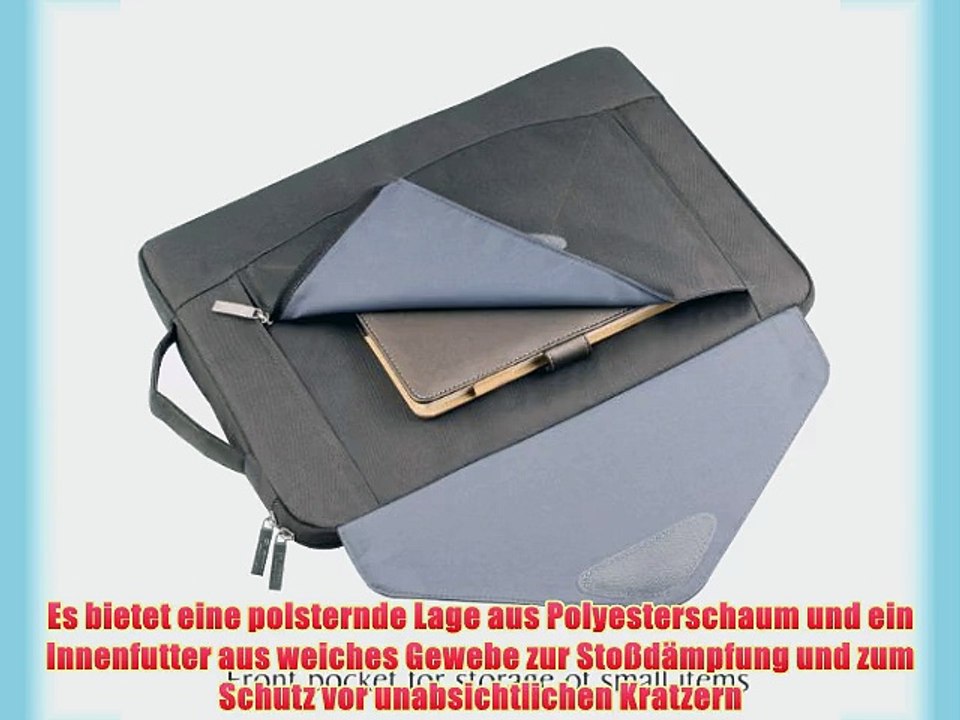 Notebook-Tasche PLEMO Umschlag Nylon-Gewebe H?lle Tasche Schultertasche f?r 33-338 cm (13-133
