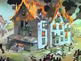 Mickey Mouse Color Cartoon - Mickey`s Fire Brigade (1935)