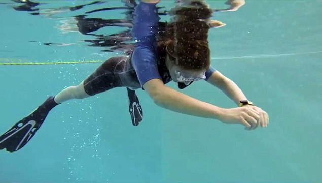 Plongée en apnée à la Fosse de Lateste de Buch (Apnea in Lateste de Buch)