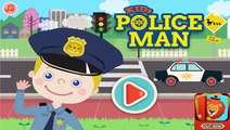 Police man go to job  Police car games for children  Police car cartoon for children