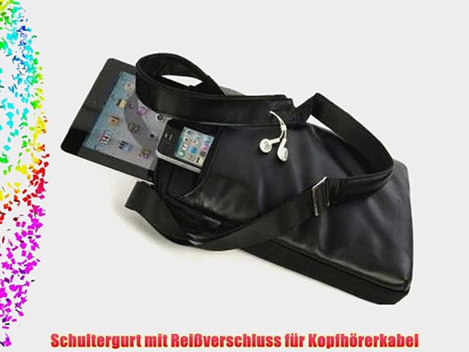 Tucano Fina Leder Tasche f?r Apple iPad/Netbooks 295 cm (116 Zoll) Gr??e XS