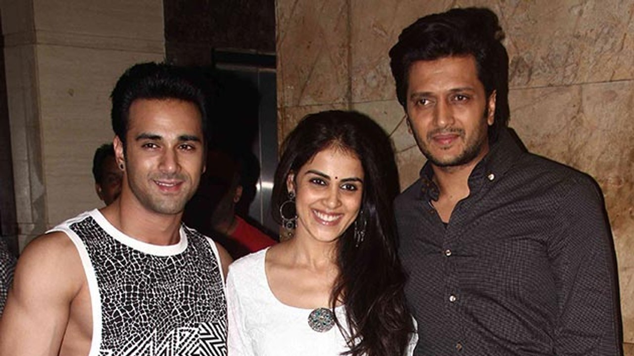 Genelia D'souza @ 'Bangistan' Special Screening | Riteish Deshmukh & Pulkit Samrat