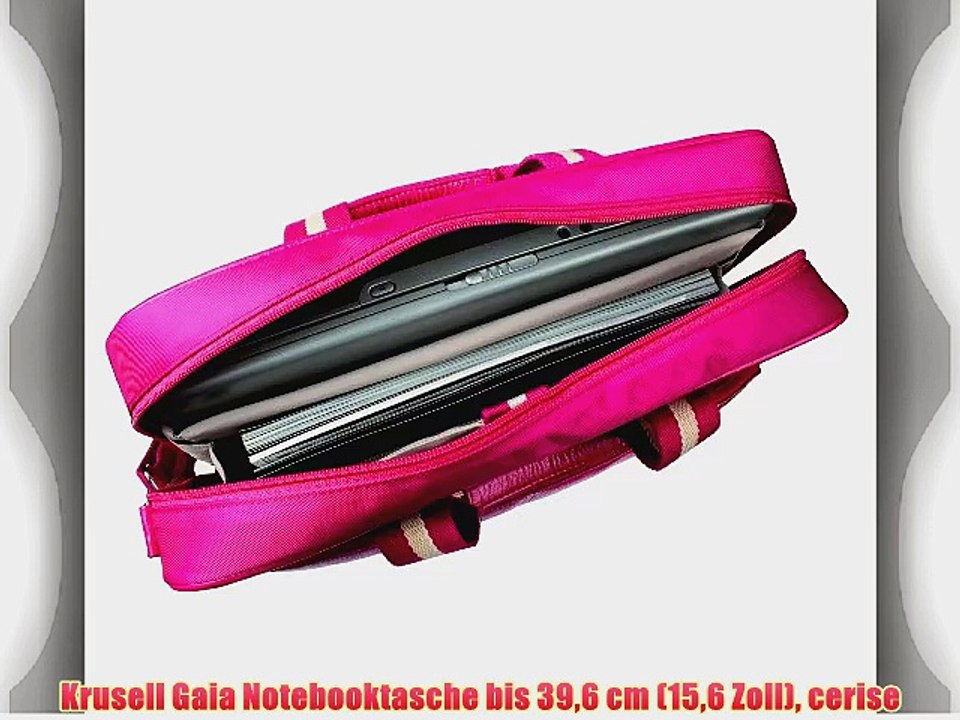 Krusell Gaia Notebooktasche bis 396 cm (156 Zoll) cerise