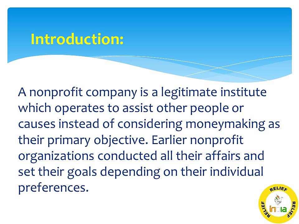 Relief India Trust And Trends In The World Of Nonprofits