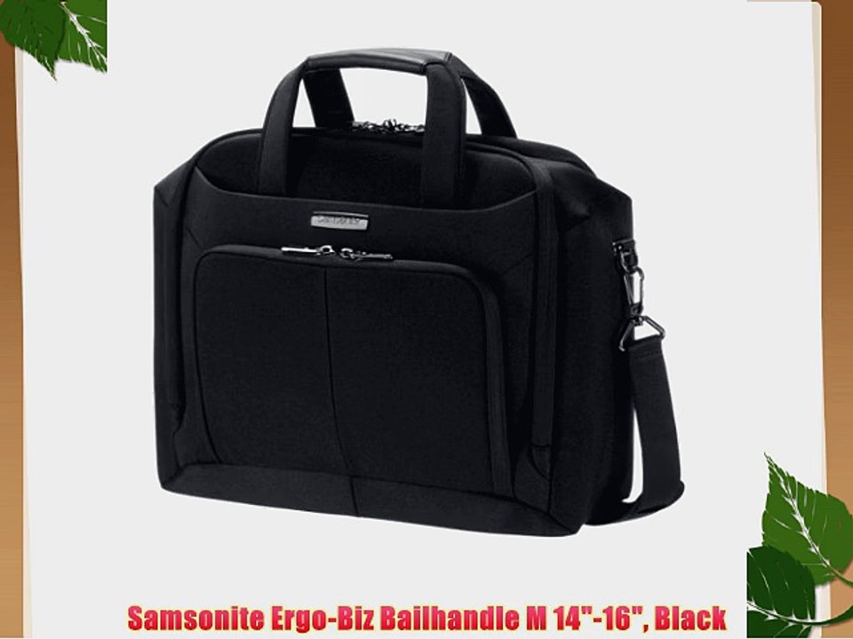 Samsonite Ergo-Biz Bailhandle M 14-16 Black