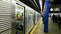 IND Subway: 4 R32 (C) Local trains and 3 R46 (A) Express at 50th Street