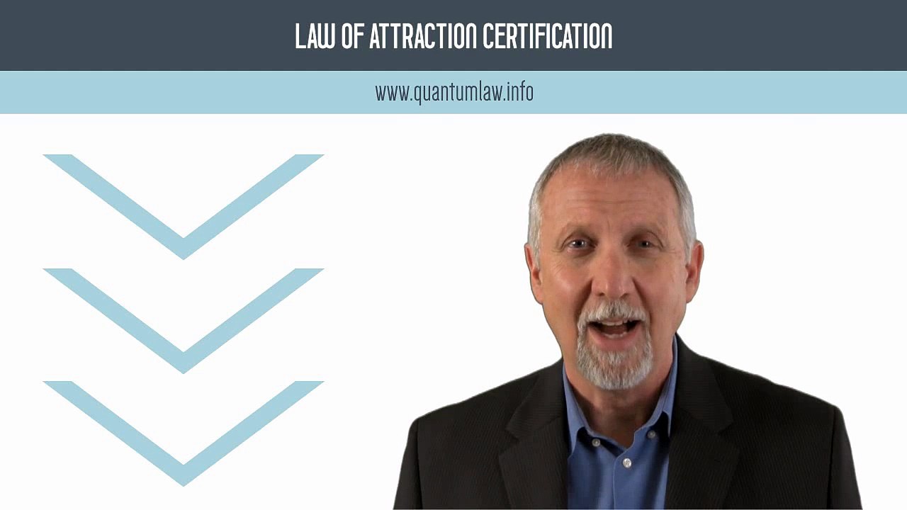 Law Of Attraction Certification - Official
