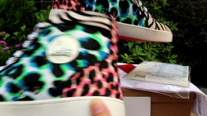 Christian Louboutin Rantus Colorful Suede Men Flat sneaker