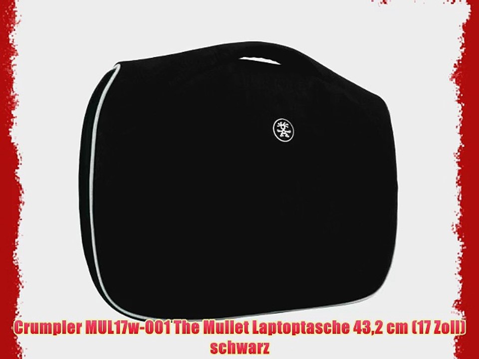 Crumpler MUL17w-001 The Mullet Laptoptasche 432 cm (17 Zoll) schwarz