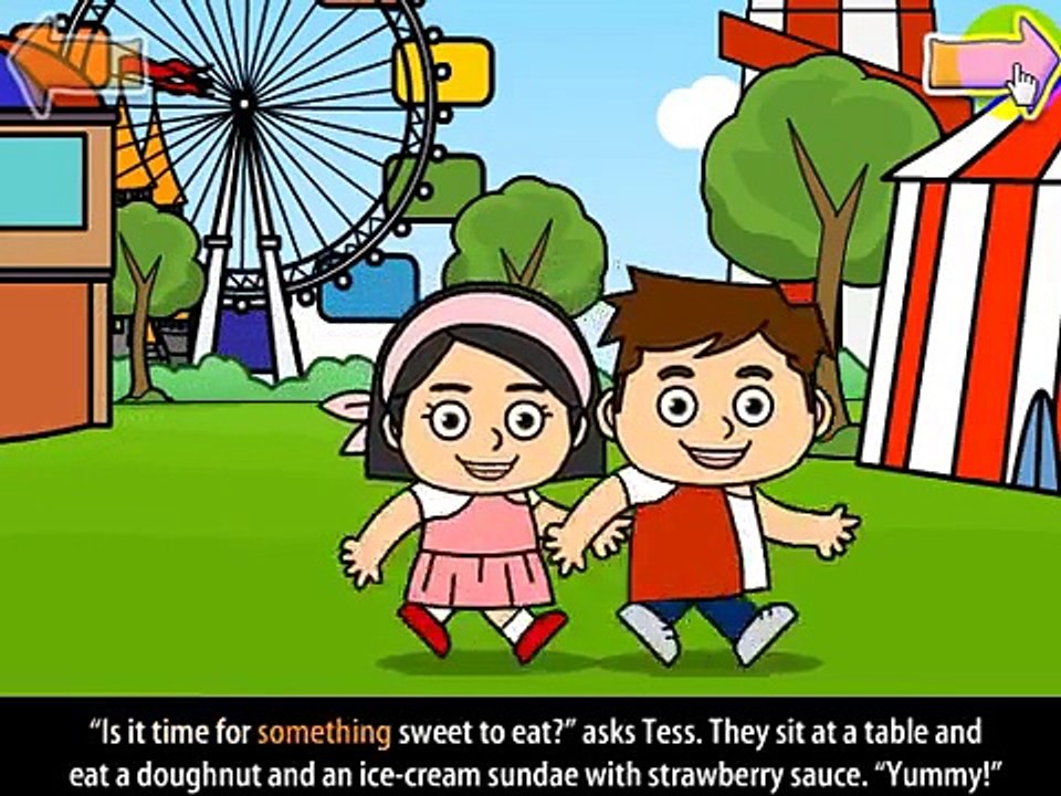 English For Children EFC with funny story funfair