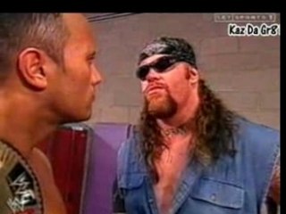 The Rock & Taker Talk Backstage