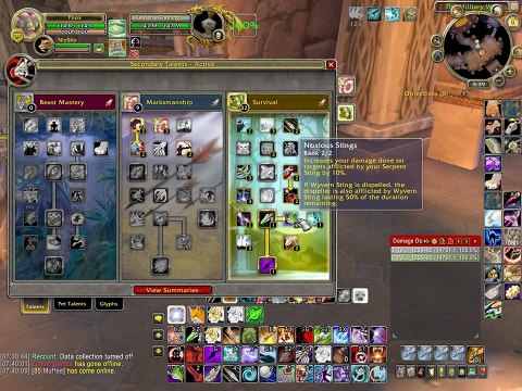 Cataclysm 85 Survival Hunter DPS Spec and rotation HQ