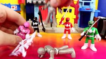 Imaginext Power Rangers Blue Green Pink Yellow Black Red Ranger Battle Putty Patrol Toys