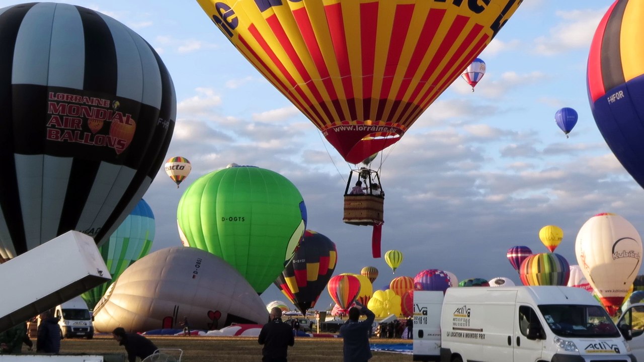 Lorraine Mondial Air Ballons : décollage à l'aube