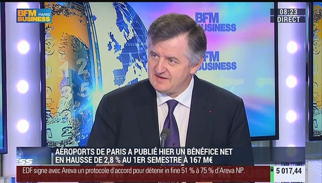 Aéroports de Paris: Ces résultats sont conformes à nos attentes : Augustin de Romanet - 30/07