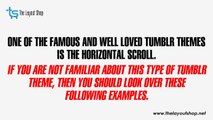 Examples of Tumblr Horizontal Scroll Themes | The Layout Shop