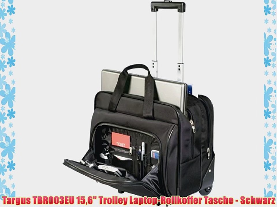 Targus TBR003EU 156 Trolley Laptop-Rollkoffer Tasche - Schwarz