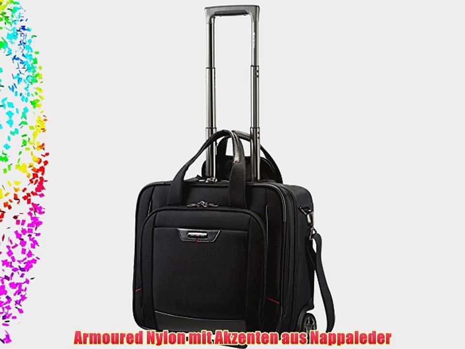 Samsonite Pro-Dlx 4 Rolling Tote 16.4 Laptop Rollkoffer 40cm 25 L Black