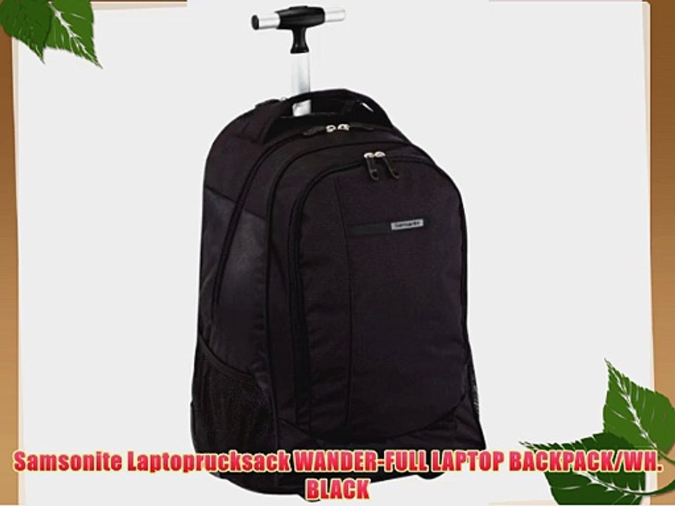 Samsonite Laptoprucksack WANDER-FULL LAPTOP BACKPACK/WH. BLACK