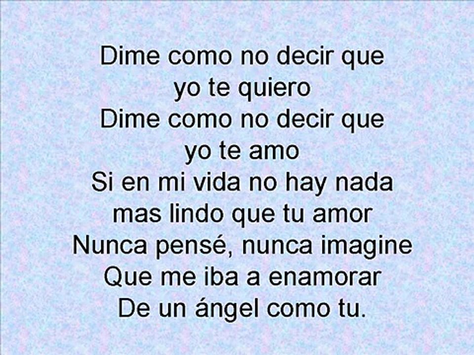 Nigga - Desde que te vi (letra)
