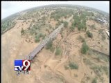 Drone captures unique view of Banaskantha flooding - Tv9 Gujarati