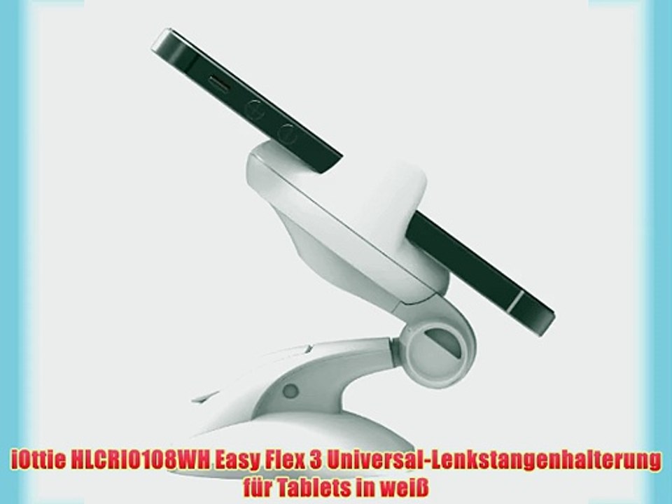 iOttie HLCRIO108WH Easy Flex 3 Universal-Lenkstangenhalterung f?r Tablets in wei?