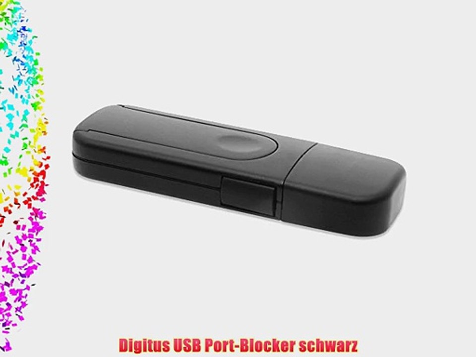 Digitus USB Port-Blocker schwarz