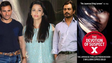 Saif, Aishwarya And Nawazuddin In 'The Devotion of Suspect X'