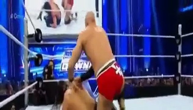 cesaro vs seth rollins - 30 july 2015 - wwe smackdown