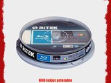10 St?ck RITEK Bluray Rohlinge 50GB BD-R DL 6x Speed 10er Spindel Full Printable Bluray