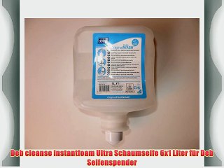 Deb cleanse instantfoam Ultra Schaumseife 6x1 Liter f?r Deb Seifenspender