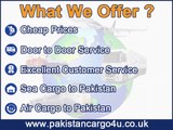 Send Sea Cargo to Pakistan from UK at Cheapest Prices | Pakistan Cargo4U