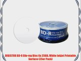 DIGISTOR BD-R Blu-ray Disc 6x 25GB White Inkjet Printable Surface (25er Pack)