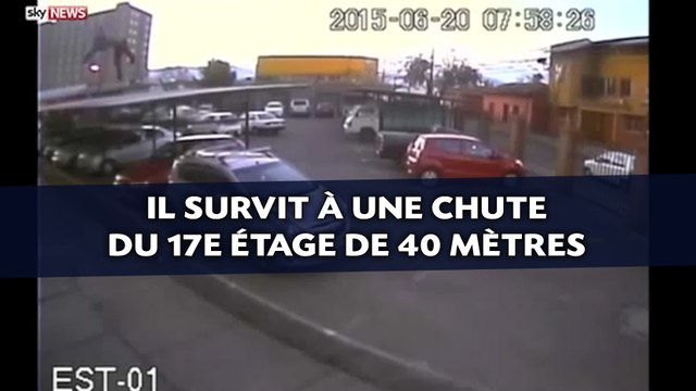 Il survit à une chute du 17e étage de 40 mètres